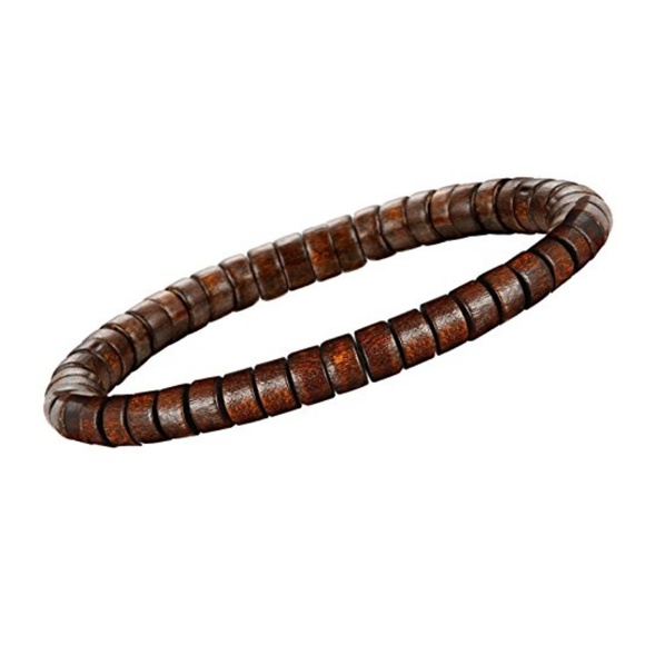 New Stylish Men 4Pcs Braided Leather Bead Bracelet - Picture 3 of 6